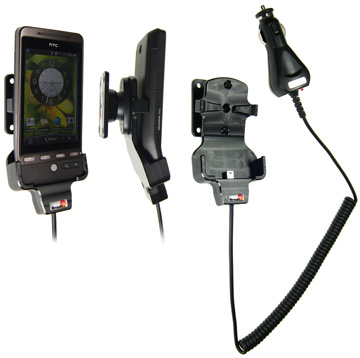 Support voiture  Brodit HTC Hero  avec chargeur allume cigare - Avec rotule orientable. Réf 512038