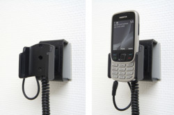 Support voiture  Brodit Nokia 2323 Classic  avec chargeur allume cigare - Avec rotule. Réf 512040