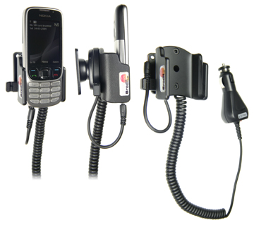 Support voiture  Brodit Nokia 2323 Classic  avec chargeur allume cigare - Avec rotule. Réf 512040