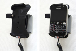 Support voiture  Brodit BlackBerry Bold 9000  avec chargeur allume cigare - Avec rotule orientable. Réf 512083