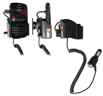 Support voiture  Brodit BlackBerry Curve 8520  avec chargeur allume cigare - Avec rotule orientable. Réf 512132