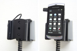 Support voiture  Brodit Sony Ericsson Vivaz  avec chargeur allume cigare - Avec rotule orientable. Réf 512133