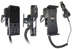Support voiture Brodit Sony Ericsson Elm avec chargeur allume cigare - Avec rotule. Avec connecteur pass-through pour la connectivité casque. Réf 512134
