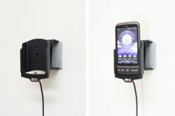 Support voiture  Brodit HTC Desire  avec chargeur allume cigare - Avec rotule orientable. Réf 512141