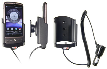 Support voiture  Brodit HTC Desire  avec chargeur allume cigare - Avec rotule orientable. Réf 512141