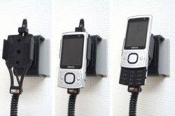 Support voiture  Brodit Nokia 6700 Slide  avec chargeur allume cigare - Avec rotule orientable. Réf 512151