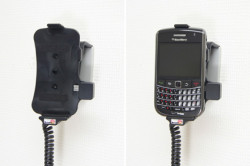 Support voiture  Brodit BlackBerry Bold 9650  avec chargeur allume cigare - Avec rotule orientable. Réf 512175