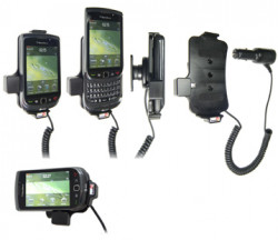 Support voiture  Brodit BlackBerry Torch 9800  avec chargeur allume cigare - Avec rotule orientable. Réf 512179