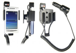 Support voiture  Brodit Sony Ericsson X8  avec chargeur allume cigare - Avec rotule orientable. Réf 512206