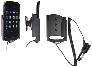 Support voiture  Brodit Samsung Nexus S GT-I9020t  For USA  avec chargeur allume cigare - Avec rotule orientable. Réf 512227