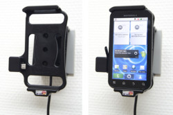 Support voiture  Brodit Motorola Defy  avec chargeur allume cigare - Avec rotule orientable. Réf 512229