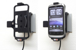 Support voiture  Brodit HTC Desire S  avec chargeur allume cigare - Avec rotule orientable. Réf 512251
