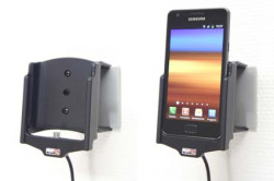 Support voiture  Brodit Samsung Galaxy S II 4G i9100M  avec chargeur allume cigare - Avec rotule orientable. Réf 512255