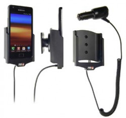 Support voiture  Brodit Samsung Galaxy S II 4G i9100M  avec chargeur allume cigare - Avec rotule orientable. Réf 512255