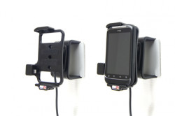 Support voiture  Brodit HTC Wildfire S  avec chargeur allume cigare - Avec rotule orientable. Réf 512256