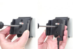Support voiture  Brodit Nokia C5-03  avec chargeur allume cigare - Avec rotule orientable. Réf 512262
