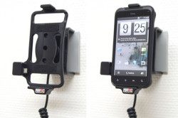 Support voiture  Brodit HTC Incredible 2  avec chargeur allume cigare - Avec rotule orientable. Réf 512264