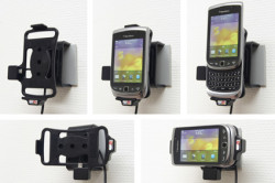 Support voiture  Brodit BlackBerry Torch 9800  avec chargeur allume cigare - Avec rotule orientable. Réf 512272