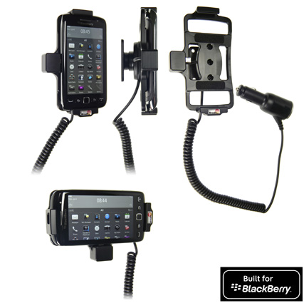 Support voiture  Brodit BlackBerry Torch 9850  avec chargeur allume cigare - Avec rotule orientable. Réf 512288