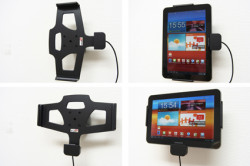 Support voiture  Brodit Samsung Galaxy Tab 8.9 GT-P7300  avec chargeur allume cigare - Avec rotule orientable. Réf 512300