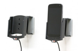 Support voiture  Brodit Samsung Galaxy Nexus SCH-I515  avec chargeur allume cigare - Avec rotule orientable. Réf 512331