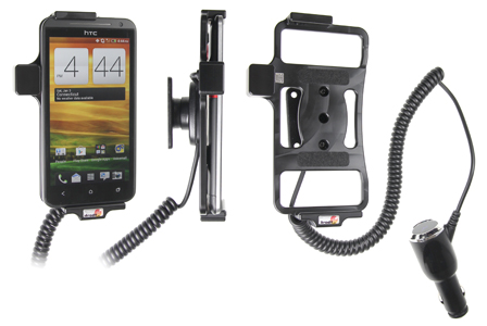 Support voiture  Brodit HTC EVO 4G LTE  avec chargeur allume cigare - Avec rotule orientable. Réf 512403