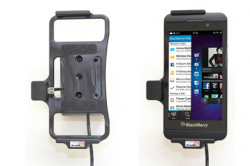 Support voiture  Brodit BlackBerry Z10  avec chargeur allume cigare - Avec rotule orientable. Réf 512447