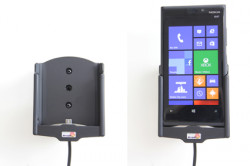 Support voiture  Brodit Nokia Lumia 920  avec chargeur allume cigare - Avec rotule orientable. Réf 512462