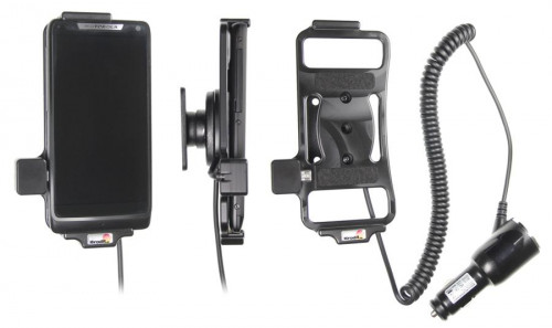 Support voiture  Brodit Motorola Droid Razr M  avec chargeur allume cigare - Avec rotule orientable. Réf 512474