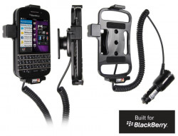 Support voiture  Brodit BlackBerry Q10  avec chargeur allume cigare - Avec rotule orientable. Réf 512489