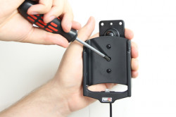 Support voiture  Brodit HTC One SV  avec chargeur allume cigare - Avec rotule orientable. Réf 512530