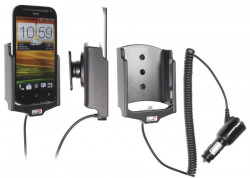 Support voiture  Brodit HTC One SV  avec chargeur allume cigare - Avec rotule orientable. Réf 512530