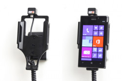 Support voiture  Brodit Nokia Lumia 925  avec chargeur allume cigare - Avec rotule orientable. Réf 512546