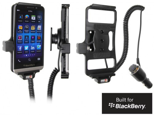 Support voiture  Brodit BlackBerry Z30  avec chargeur allume cigare - Avec rotule orientable. Réf 512547