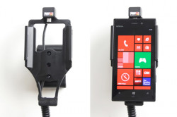 Support voiture  Brodit Nokia Lumia 928  avec chargeur allume cigare - Avec rotule orientable. Réf 512552