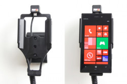 Support voiture  Brodit Nokia Lumia 928  avec chargeur allume cigare - Avec rotule orientable. Réf 512552