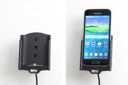 Support voiture  Brodit Samsung Galaxy S5 Mini SM-G800F  avec chargeur allume cigare - Avec rotule orientable. Réf 512649