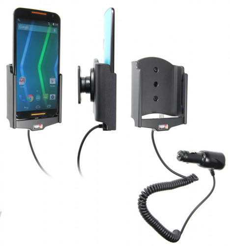 Support voiture  Brodit Motorola Moto X (2nd Gen)  avec chargeur allume cigare - Avec rotule orientable. Réf 512679