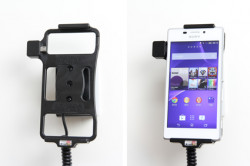 Support voiture  Brodit Sony Xperia M2  avec chargeur allume cigare - Avec rotule orientable. Réf 512696