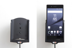 Support voiture  Brodit Sony Xperia Z5  avec chargeur allume cigare - Avec rotule orientable. Réf 512811