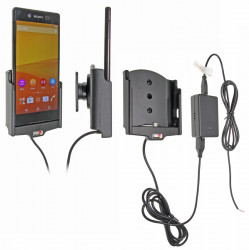 Support voiture  Brodit Sony Xperia Z3+  installation fixe - Avec rotule, connectique Molex. Chargeur 2A. Réf 513751