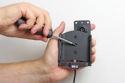 Support voiture  Brodit Samsung Galaxy S6 edge+  installation fixe - Avec système de connecteur Molex. Chargeur 2A. Avec rotule. Réf 513773