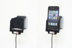 Support voiture  Brodit Apple iPhone 4  pour fixation cable - Pour une utilisation avec Parrot MK9000-série. Avec rotule. Surface &quot