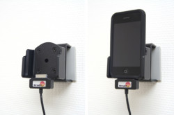 Support voiture  Brodit Apple iPhone 3G  avec chargeur allume cigare - Avec rotule. Avec câble USB. Chargeur approuvé par Apple. Fixation réglable, convient dispositifs avec des étui. Réf 521106