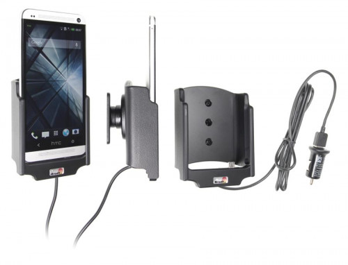 Support voiture  Brodit HTC One  avec chargeur allume cigare - Avec rotule. Avec câble USB. Réf 521524
