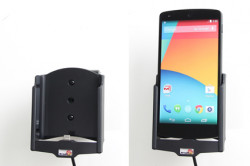 Support voiture  Brodit LG Nexus 5  avec chargeur allume cigare - Avec rotule. Avec câble USB. Réf 521578