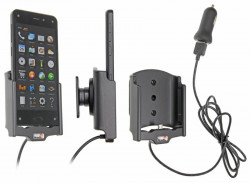 Support voiture  Brodit Amazon Fire Phone  avec chargeur allume cigare - Avec rotule. Avec câble USB. Réf 521647