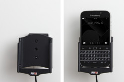 Support voiture  Brodit BlackBerry Classic  avec chargeur allume cigare - Avec rotule. Avec câble USB. Réf 521656