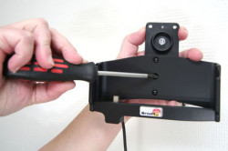Support voiture  Brodit Navigon 8410  avec chargeur allume cigare - Avec rotule. Grâce à la connectivité TMC, antenne TMC inclus. 12/24 Volt. Réf 528060