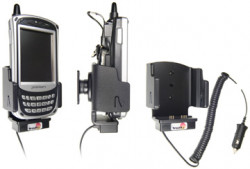 Support voiture  Brodit Pidion BIP-5000  avec chargeur allume cigare - Avec rotule. Conception mince avec chargeur intégré dans le support et avec USB On-The-Go connectivité. Réf 530166